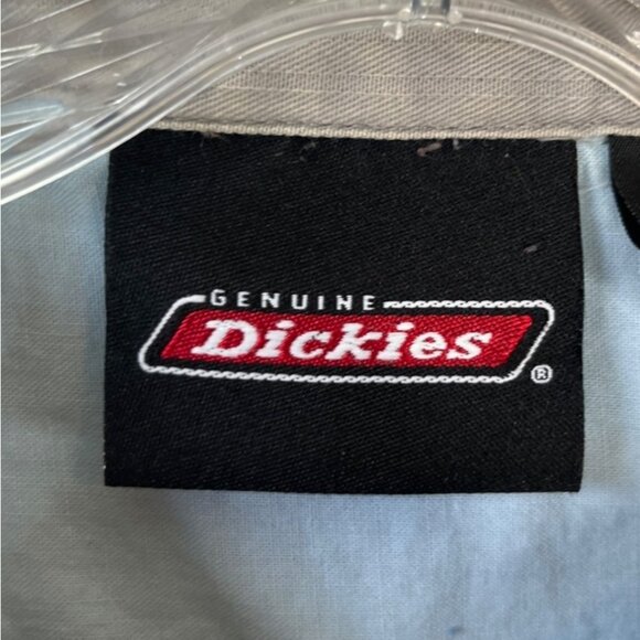 Dickies Short Sleeve Button Front Shirt Mens XL Gray - Picture 7 of 9